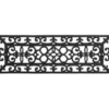 TAPIS ELSA 25X75CM CAOUTCHOUC NOIR