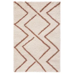 TAPIS ESPRIT BERBERE TERRACOTTA 100X150CM