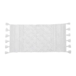 TAPIS GABRIEL 45X90CM BLANC