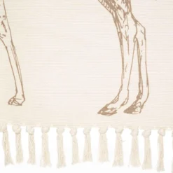 TAPIS GIRAFE FRANGES D.100X150CM