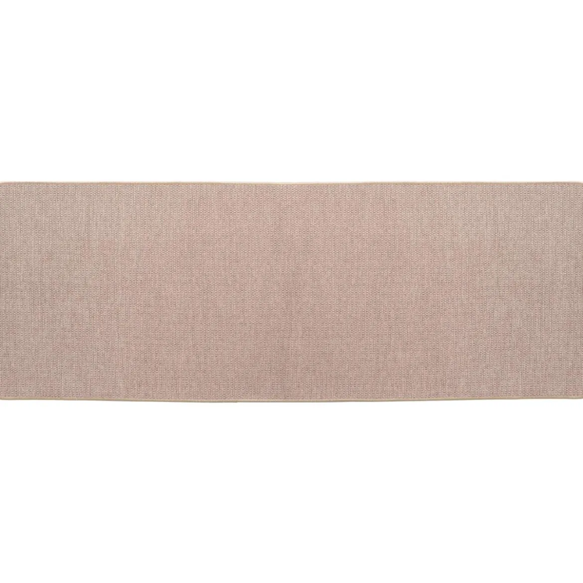 TAPIS HEXAGONE 45X120CM POLYESTER VELOURS BEIGE