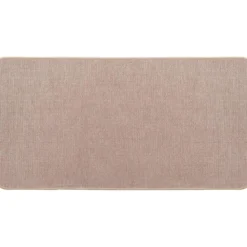 TAPIS HEXAGONE 45X80CM POLYESTER VELOURS BEIGE