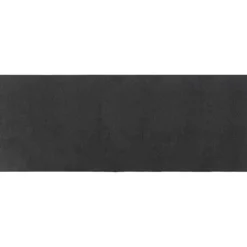 TAPIS HEXAGONE 45X120CM POLYESTER VELOURS NOIR