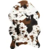 TAPIS IMITATION PEAU DE VACHE 60X90CM