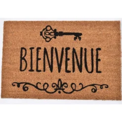 TAPIS IMP BIENVENUE 40X60CM COCO NATUREL
