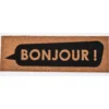 TAPIS IMP BONJOUR 25X75CM COCO NOIR
