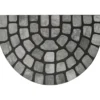 TAPIS IMPRIME DEMI LUNE 40X60CM CAOUTCHOUC DALLE