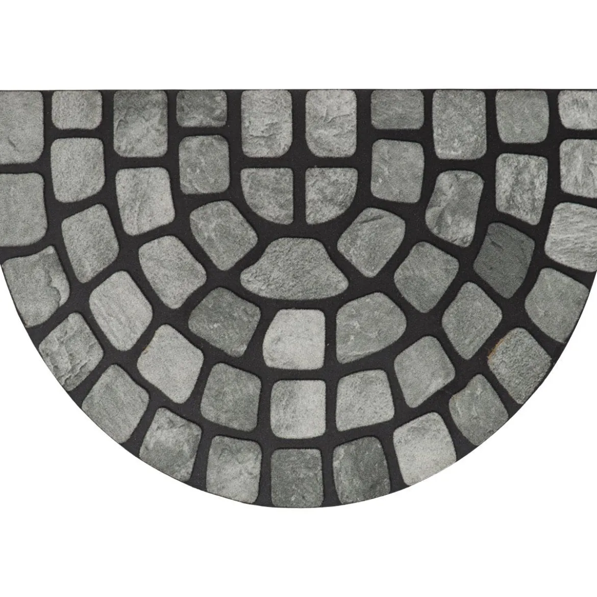 TAPIS IMPRIME DEMI LUNE 40X60CM CAOUTCHOUC DALLE