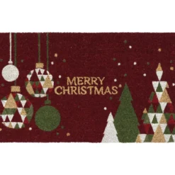 TAPIS IMPRIME 45X75CM COCO MERRY CHRISTMAS