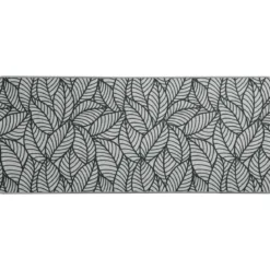 TAPIS IMPRIME 50X120CM JUNGLE GRIS