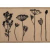 TAPIS IMPRIME 40X60CM POLYAMIDE HERBIER BEIGE