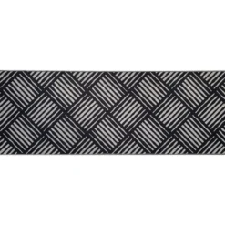 TAPIS IMPRIME 50X140CM POLYESTER AFRICA GRIS
