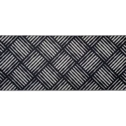 TAPIS IMPRIME 50X120CM POLYESTER AFRICA GRIS