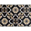 TAPIS IMPRIME 40X60CM POLYESTER CARMEN NOIR
