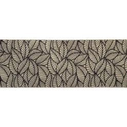 TAPIS IMPRIME 50X140CM POLYESTER JUNGLE BEIGE