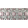 TAPIS IMPRIME 50X120CM POLYESTER PACO ROUGE