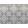 TAPIS IMPRIME 40X60CM POLYESTER PACO BLEU