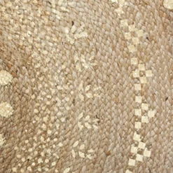 TAPIS JUTE GOLD SHINE D.115CM