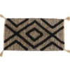 TAPIS LAGOS 45X90CM NATUREL NOIR