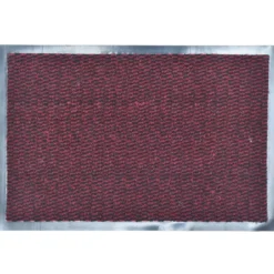 TAPIS LISA 60X80CM POLYPRO PVC BORDEAUX