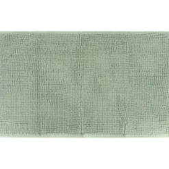 TAPIS MICROFIBRE BOULES UNI 45X75CM VERT EUCALYPTUS