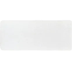 TAPIS MICROFIBRE DOUBLE VASQUE 50X120CM DESSOUS LATEX BLANC