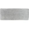 TAPIS MICROFIBRE DOUBLE 50X120CM DESSOUS LATEX GRIS CLAIR