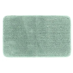TAPIS MICROFIBRE DOUX 45X75CM VERT EUCALYPTUS