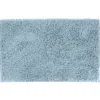 TAPIS MICROFIBRE PETITE CHENILLE 50X80CM BLEU CLAIR