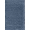TAPIS MICROFIBRE UNI BLEU D.80X120CM