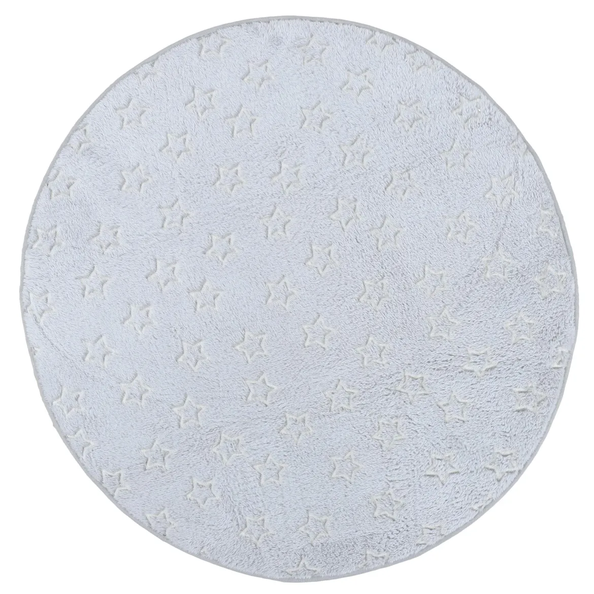 TAPIS PHOSPHORESCENT ETOILE GRIS 70CM