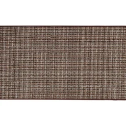 TAPIS PIXEL 45X80CM POLYESTER TISSE CAMEL