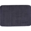 TAPIS POLYESTER STRIE 40X60CM GRIS