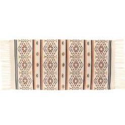 TAPIS PUEBLA IMPRIME 45X90CM MULTICOLORE