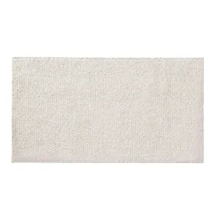 TAPIS RECTANGLE 60X110CM BOUCLETTE LAVABLE LISAIA