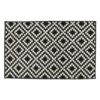 TAPIS RECTANGLE 50X80CM BOUCLETTE LOSIBI NOIR