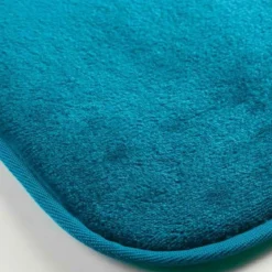 TAPIS RECTANGLE 50X80CM FLANELLE UNIE FLANOU BLEU