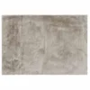 TAPIS RECTANGLE 120X170CM IMITATION FOURRURE FELINE TAUPE