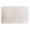 TAPIS RECTANGLE 60X90CM IMITATION FOURRURE FELINE NATUREL