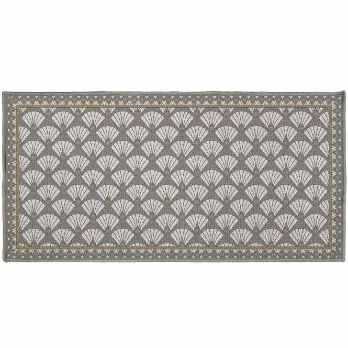 TAPIS RECTANGLE 50X120CM IMPRIME ART DECO CHIC