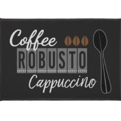 TAPIS RECTANGLE 40X60CM IMPRIME CAPPUCCINO
