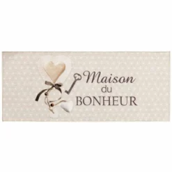 TAPIS RECTANGLE 50X120CM IMPRIME DIGITAL HAPPINESS