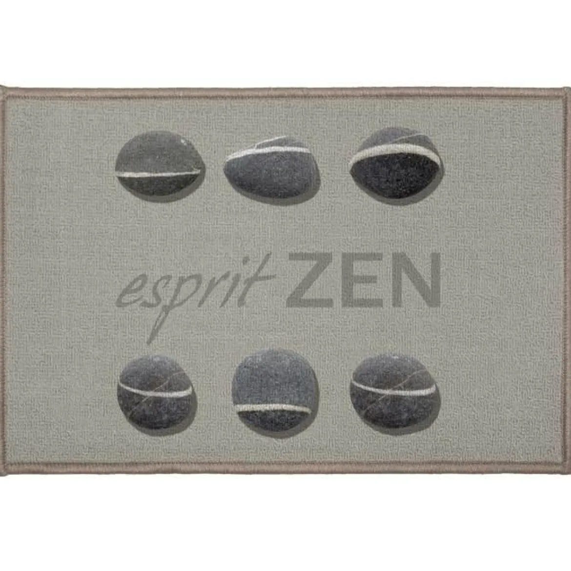 TAPIS RECTANGLE 40X60CM IMPRIME ESPRIT ZEN