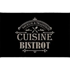 TAPIS RECTANGLE 50X80CM IMPRIME SAVEUR