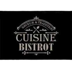 TAPIS RECTANGLE 40X60CM IMPRIME SAVEUR