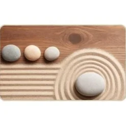 TAPIS RECTANGLE 45X75CM IMPRIME ZENIA