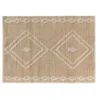 TAPIS RECTANGLE 120X170CM JUTE UNI LAINE COTON UNI FLOTY