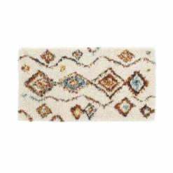 TAPIS RECTANGLE 60X110CM MOTIFS LOSANGES