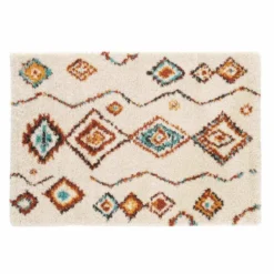 TAPIS RECTANGLE 120X170CM MOTIFS LOSANGES