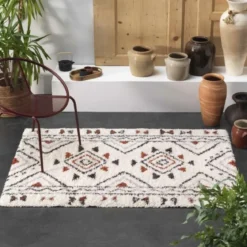TAPIS RECTANGLE 60X110CM SAHARIENNE BEIGE
